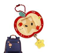 Doiyislem Porte-Clés Avec Cadre Photo,Mignon À Motif Fruits En Acrylique Pour Souvenir Et Tendance - Porte-Clés Avec Cadre Photo En Acrylique | pour Voyage Quotidien Navette Fête Concert Festival