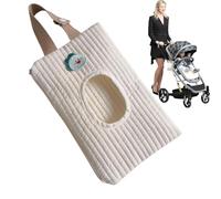 Doiyislem Pouvre-linge réutilisable, Soupchage à lingettes bébé réutilisable, Sac de voyage portable Lipides Dispensateur de en papier, Sac de du boîtier du boîtier du support, récipient de serviette
