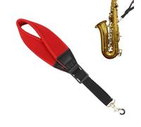 Doiyislem Sangle Pour Saxophone Alto - Sangle pour Saxophone Ténor Réglable Cordon de Port,Accessoire de Portage Instrument de Musique Rembourré pour Saxophoniste Débutant et Professionnel
