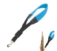 Doiyislem Sangle Pour Saxophone | Sangle pour Saxophone Ténor Réglable Cordon de Port | Accessoire de Portage Instrument de Musique Rembourré pour Saxophoniste Débutant et Professionnel