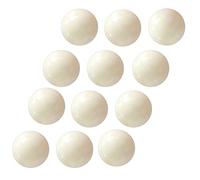 DOJA Barcelona | Balle Babyfoot Blanche | Lot 12 Balles en Résine | Poids Boules Competition 36g | 34mm | Balles Kicker | Football de Table Balle | Accessoire Babyfoot | Remplacement Balles Babifoot