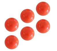 DOJA Barcelona | Balle Babyfoot Orange | Lot 6 Balles en Résine | Poids Boules Competition: 36g | 34mm | Balles de kicker | Football de Table Balle | Accessoire Babyfoot | Remplacement Balles Babifoot