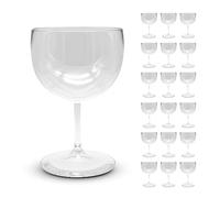 DOJA Barcelona | Ballon Transparent | 560 ml | Pack 12 | Gin Tonic | 180x109,4x2mm | Dur Polycarbonate | Réutilisable | Cocktail