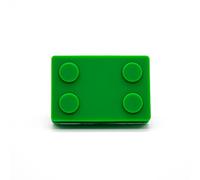 DOJA Barcelona | Bouton de Tiroir Enfant | 12 Poignée Meuble Motif Block | 45 * 30mm | Rond Boutons de Tiroir | Pour Armoire, Commode Chambre