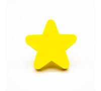 DOJA Barcelona | Bouton de Tiroir Enfant | 6 Poignées Meubles Motif Étoile | 50 * 48mm | Boutons de Tiroir Ronds | Mobilier pour Armoire et Commode Enfant