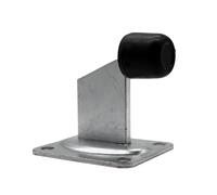 DOJA Barcelona Butée ee Porte Au Sol - 110x80x95mm - Design Robuste Acier Galvanisé Résistant Installation Facile - Bloque Porte Sécurisé, Butee Efficace - Butoir Stop Door