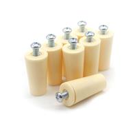 DOJA Barcelona | Butée Volet Roulant | 8 Pieces | Butoir Volet Ivoire | L: 60mm | Butee Tampon pour Volet Roulant en PVC | Pieces Pour Volet Roulant, Accessoires Pour Rideaux, Arret De Volet
