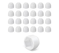 DOJA Barcelona Cache Ecrou - Pack 25 M6: Blanc - Installation Facile, Ajustement Idéal - Cache Boulon Pour Montage Simple Et Sécurisé - Capuchon Plastique Offrant Protection Vis Et Finition
