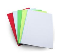 DOJA Barcelona | Cahier 96 Pages | Lot Cahier A4 Agrafé 5 | Cahier 21 29.7 Petit Carreaux | 48 Feuilles Blanches 4x4mm 70 g/m² | Couverture Souple | Couleurs 7 | Cahier A4 | pour Carnet de Notes..