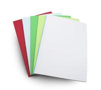 DOJA Barcelona | Cahier A4 Agrafé Page Blanche | Lot 5 | 48 Feuille Blanche 70g | Couverture Souple | 7 Couleurs Aléatoires | 21x29,7mm | Carnet 96 Pages | Cahier de Brouillon, Carnet de Voyage...