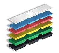 DOJA BARCELONA | Cales de Vitrage 1, 2, 3, 4, 5, 6mm | 600 Pcs | Blocs d'Écartement en Plastique, Entretoise Polypropylene | Plaques d'Espacement avec Points de Rupture pour Rangement, Équilibrage..