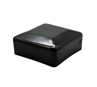 DOJA Barcelona Capuchon de Poteau - Pack 12-40x40: Noire - Protection Efficace - Plastique et Capuchon Plastique Rectangulaire Offrant une Esthétique Moderne et Résistant, avec Bouchon pour Poteau