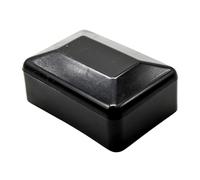 DOJA Barcelona Capuchon de Poteau - Pack 12-80x60: Noire - Protection Efficace - Plastique et Capuchon Plastique Rectangulaire Offrant une Esthétique Moderne et Résistant, avec Bouchon pour Poteau