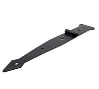 DOJA Barcelona | Charnières de Portes | Lot 2 Charniere Porte Noire | 200mm x 80mm x 50mm x 2,5mm | Charnière Metal | pour Charniere Porte Placard, Charniere Portail, Gond Portail, Portes en Bois..