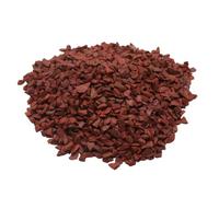 DOJA Barcelona | Chips Pierre Semi Precieuse | Pierre Naturelle Jaspe Rouge | 5~8mm | 500g | Pierre Precieuse | pour Accessoires de Décoration Intérieure, Decoration Maison, Perle Pierre Naturelle