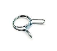 DOJA Barcelona | Collier de Serrage | 14mm | Pack 25 | Serre Joint à Fil | Collier Fixation Acier Zingué sans Vis | Collier Serrage et Fixation Tuyau | Pinces à Ressort à tuyaux