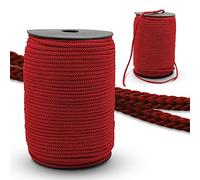 DOJA Barcelona | Corde Polyamide 3mm | Bobine de 100m | Corde Rouge | Diametre 3mm | en Polyamide | Couture Accessoires Mercerie | pour Lacet Corde, Corde Paracorde, Kit de Survie, Machine a Coudre