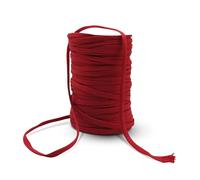 DOJA Barcelona | Corde Polyester 9 mm | Bobine 100m | Corde Rouge Plate | Large 9 mm | en Polyester | Couture Accessoires Mercerie | pour Lacet Corde, Corde Paracorde, Kit de Survie, Machine a Coudre