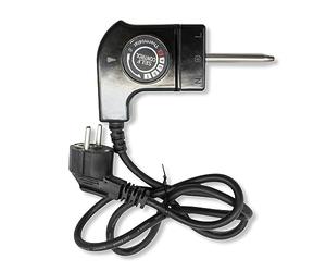 DOJA Barcelona | Cordon Thermostat Plancha | Pack 1 | Prise Plancha | 10A | Cable d'Alimentation Plancha Electrique 90 °C | Cordon Alimentation avec Thermostat | pour Plancha Électrique Extérieur