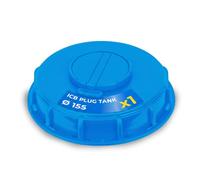 DOJA Barcelona Couvercle Réservoir IBC Ø155mm - Rond Sécurisé, IBC Housse de Couvercle Facile à Installer avec Bouchon Réservoir Eau pour Optimale, Adapté Couvercle Cuve 1000L