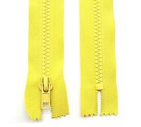 DOJA Barcelona | Fermeture Eclair Jaune | Pack 10 | 210mm | Fermeture Eclair #5 | Curseur Fermeture Eclair Automatique | Plastique | Zip Fermeture Eclair | pour Mercerie Fermeture Éclair, Pantalon..