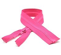 DOJA Barcelona | Fermeture Eclair Rose Magenta | Pack 10 | 210mm | Fermeture Eclair #5 | Curseur Fermeture Eclair Automatique | en Plastique | Zip Fermeture Eclair | pour Mercerie Fermeture Éclair..