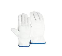 DOJA Barcelona | Gants de Travail Cuir | Pack 24 Paires | Taille 9 | Longueur 25 cms | Gant Risques Thermiques pour Services Publics, Agriculture, Assemblage Electrique, Services de Maçonnerie, etc.