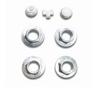 DOJA Barcelona Kit de Réducteur à Filetage pour Radiateurs 1x1/2 Zincé - Purgeur Radiateur Universal - Bouchon Radiateur Chauffage, Installation Facile - Vannes de Purge de Radiateur