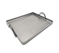 DOJA Barcelona | Plat Four Rectangulaire | Plaque Four en Fer 42x32 cm | avec Poignées | Répartition Uniforme de la Chaleur | Idéal pour Cuisson d'Escargot, Viande ou Délicieuses Recettes