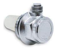 DOJA Barcelona Purgeur Automatique Radiateur - Connexion Filetage Gauche, Chromé, Installation Facile, Efficacité Optimale - Purgeur Radiateur et Purgeur Automatique Chauffage Optimisant le Système