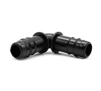 DOJA Barcelona | Raccord coude d'irrigation | 25 pz | Connexion lien coude pour goutte a goutte | Connecteurs coude porte-caoutchouc | Raccords hydrauliques a goutte pour tuyaux de jardin