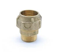 DOJA Barcelona | Raccord de tuyau droit en polyéthylène | PE | Raccords à pression | 25 x 3/4" | Lot de 2 | Raccords pour systèmes d'eau