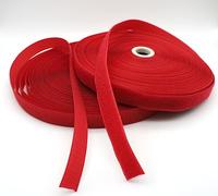 DOJA Barcelona | Ruban Hook Loop à coudre | Hook Loop à coudre rouge | 1 unité | 25 mm de large | Bande Auto-Agrippante coloré pour coudre | Bande Auto-Agrippante solide coudre sac à dos