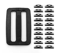 DOJA Barcelona | Sac à Dos Boucle Reglable 20mm | Pack 20 | Double Entrée | Intérieur 20mm | Plastique | Ceinture Sac Dos