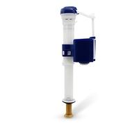 DOJA Barcelona | Vanne de remplissage | Flottant pour réservoir 3/8" | Filetage métallique | Alimentation inférieure | Flottant Réservoir de WC Universel, Réservoir de chasse d'eau, Echappement WC