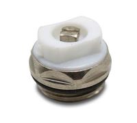 DOJA Barcelona Vannes Purgeur Radiateur Pack 5-1/2" - Extrémités Filetées, Installation Facile, Anti-Fuites, Purgeur Manuel - Bouchons de purge radiateur - Vanne avec purge, Robinet purge radiateur