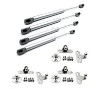 DOJA Barcelona | Verin a Gaz 150N | 4 Pcs Amortisseur à Gaz | Ressort a Gaz 150N-15kg | Acier | Pneumatique pour Levage de Porte Armoire | Amortisseur Charniere Placard, Camping Car, Cuisine, Coffre..