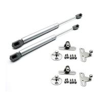 DOJA Barcelona | Verin a Gaz 80N | 2 Pcs Amortisseur à Gaz | Ressort a Gaz 80N-8kg | Acier | Pneumatique pour Levage de Porte Armoire | Amortisseur Charniere Placard, Camping Car, Cuisine, Coffre..