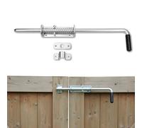 DOJA Barcelona Verrou Baionnette - 420mm - Installation Rapide Et Simple - Loquet à Ressort pour Porte, Mécanisme Efficace, Intègre Verrou À Coulisse Et à Ressort - Loquet De Porte