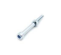 DOJA Barcelona | Vis Allen avec Ecrou | 40 Vis Tete Cylindrique M6x40 DIN 912 avec 40 Ecrou M6 Hexagonal DIN 934 | Acier Zingué | Pour: Machines, Mobilier Urbain, Vis à Plaques, Machines Agricoles