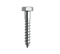 DOJA Barcelona | Vis Tirefond | Lot de 50 Vis a Bois | M8x50mm | Vis Acier Zinguée à Tête Hexagonale | Vis Bois pour Visserie Bois, Support Poteau Bois, Cheville Bois, Panneau Bois, Portillon Bois