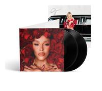 Doja Cat Vie Carte d'art signée Noir
