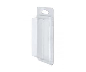 DOJA Industrial | Blister Plastique Transparent 100 Pcs | Extérieur: 135x75x25mm | Intérieur: 99x61x15mm | Emballage Plastique pour les Petits Objets | Sachet Hermétique pour Vendre ou Transport