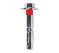 DOJA INDUSTRIAL | Boulons à Expansion Hex | Pack 25 | M10*14 * 70mm | Vis d'Expansion | Ancrage de Fixation en Acier Galvanisé | pour Scellement Chimique, Cheville Beton, Anti-Effraction, Ingénierie