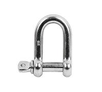 DOJA Industrial | Manille de Levage Acier M6 | Pack 10 | Fixation Forte pour GYM, Sac de Boxe, Bracelet | Charges Lourdes, Chaine Acier, Corde Marin