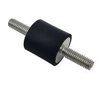 DOJA INDUSTRIAL | Silent Bloc M4 | Anti Vibration | Mâle X Mâle 15x15 MM | 12 Pcs | En Caoutchouc | pour Groupe Electrogene Silencieux, Compresseur Voiture, Climatiseur sur Equerre Metal...