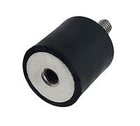 DOJA INDUSTRIAL | Silent Bloc M8 | Anti Vibration | Mâle X Femelle 30x20 MM | 4 Pcs | En Caoutchouc | pour Groupe Electrogene Silencieux, Compresseur Voiture, Climatiseur sur Equerre Metal...