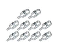 DOJA Industrial | Tendeur de Cloture en Acier Galvanise | PACK 10 | Tendeurs à Fil Barbele pour Grillage, Cable de tension, fil galvanisé, home garden entre autres utilisations.