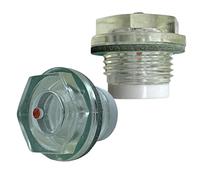 DOJA INDUSTRIAL | Voyant Huile Compresseur à Air | Indicateur Niveau Huile à Emmancher | G 3/8 | Pack 1 | Accessoire Compresseur à Air | pour Vérifier Niveau d'Huile de Pompe Compresseur d'Air