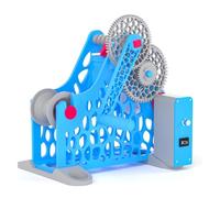 DOJBK Enrouleur De Filament pour Imprimante 3D, Enrouleur Électrique pour Consommables, avec Manivelle, pour Bobines De 1 Kg, Conception Modulaire Amovible, pour Les Passionnés d'impression 3D